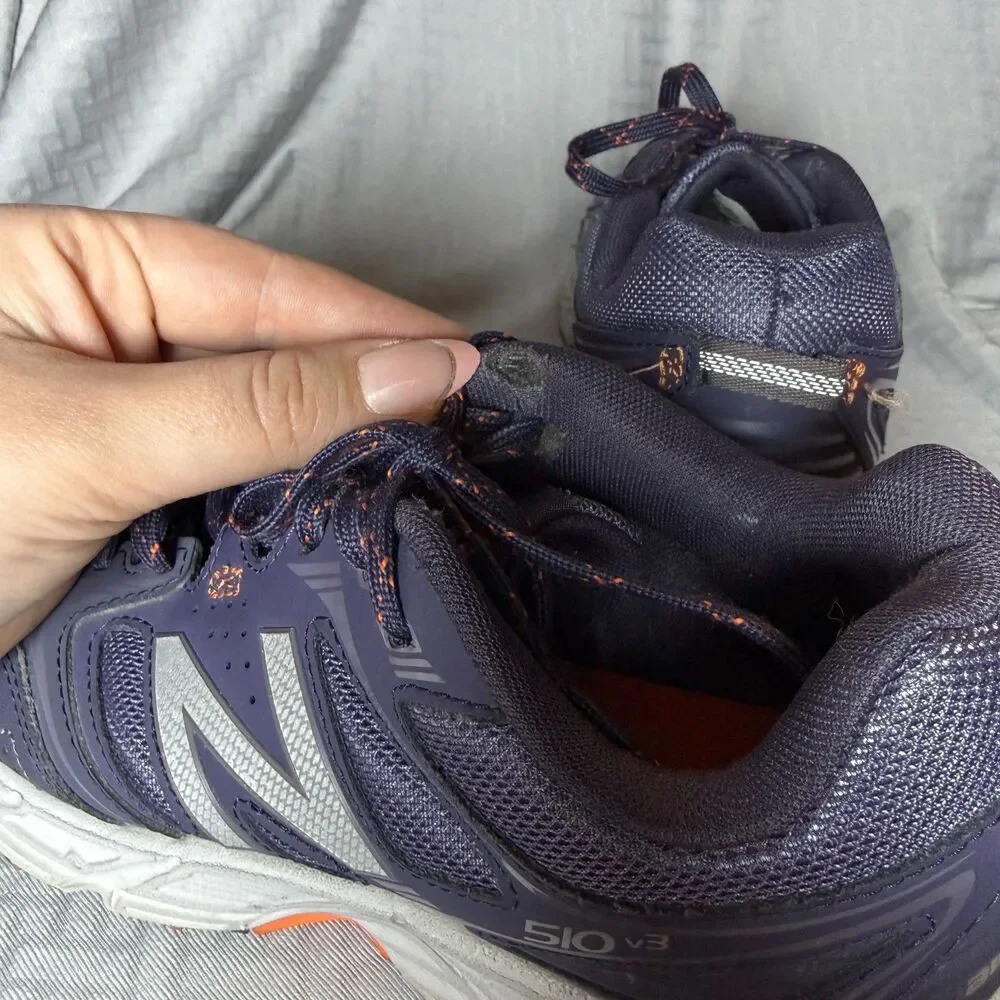New Balance 510 V3 Women's Purple All Terrain Shoes Sneakers Size 8.5